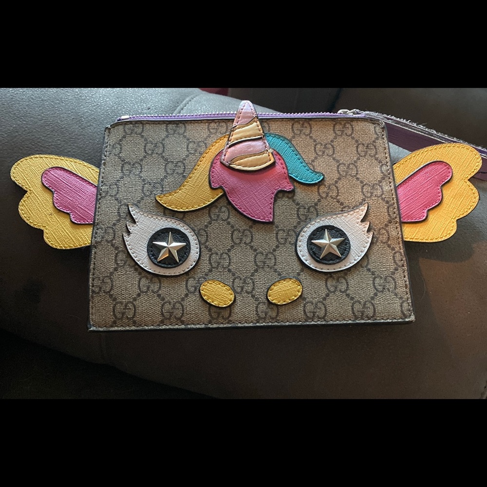 Unicorn Gucci lil girls hand purse
